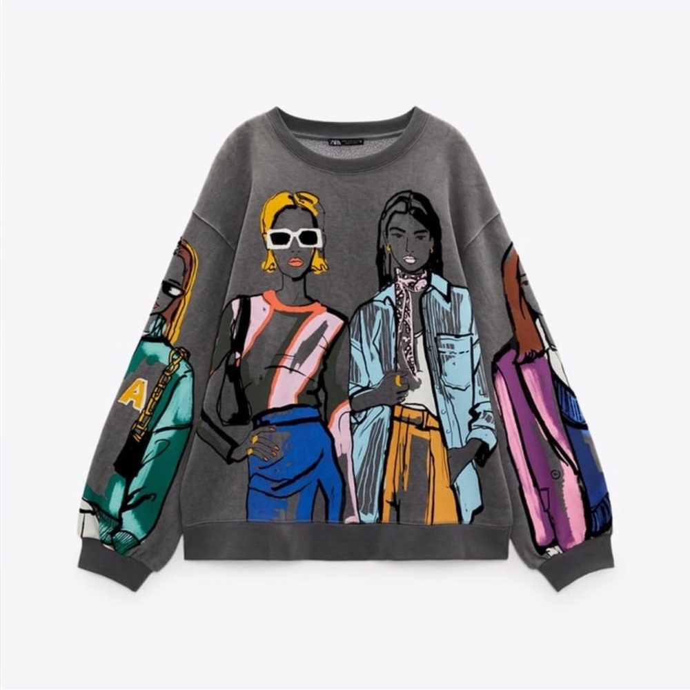 Zara Graphic sweatshirt